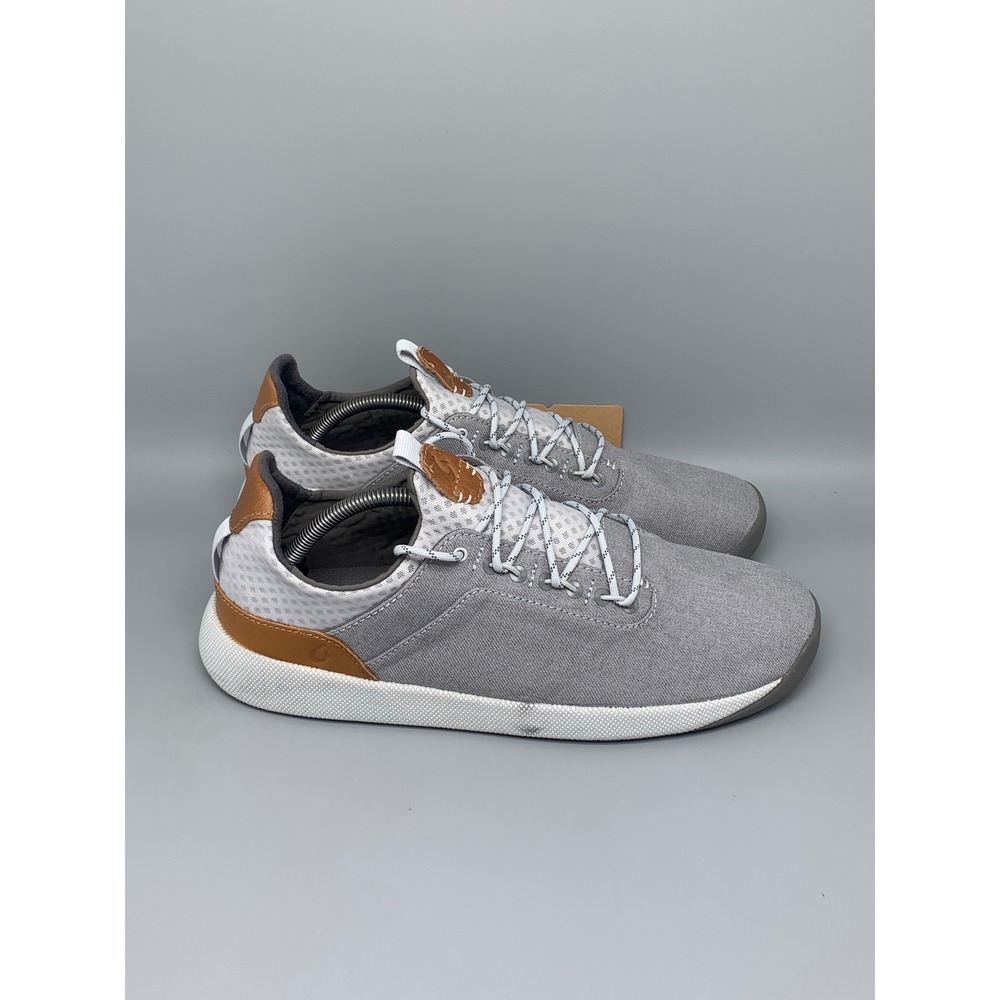 OluKai Nanea Li Fog Gray Vapor Sneakers 10485-PGVP Men's Sz 11.5